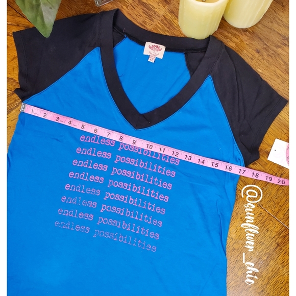 [NEW] Pink Lotus Baseball Style Yoga Tee - Picture 9 of 11